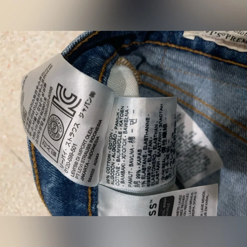 Levi’s 501 skinny high rise - Picture 7 of 8